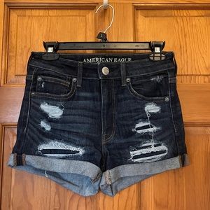 American eagle jean shorts